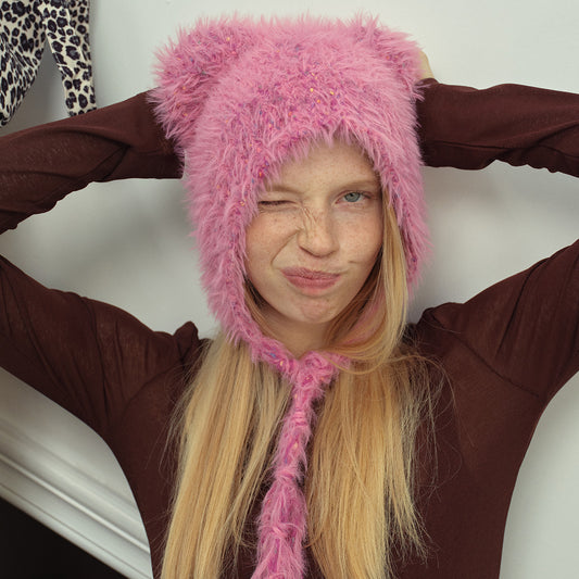 Original Design Colorful Knit Beanie Hat for Women