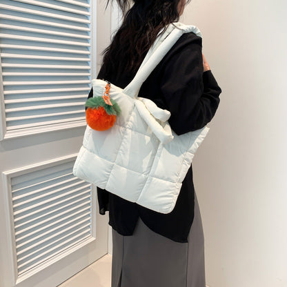 New Large Capacity Nylon Tote Bag Stylish Casual Handbag