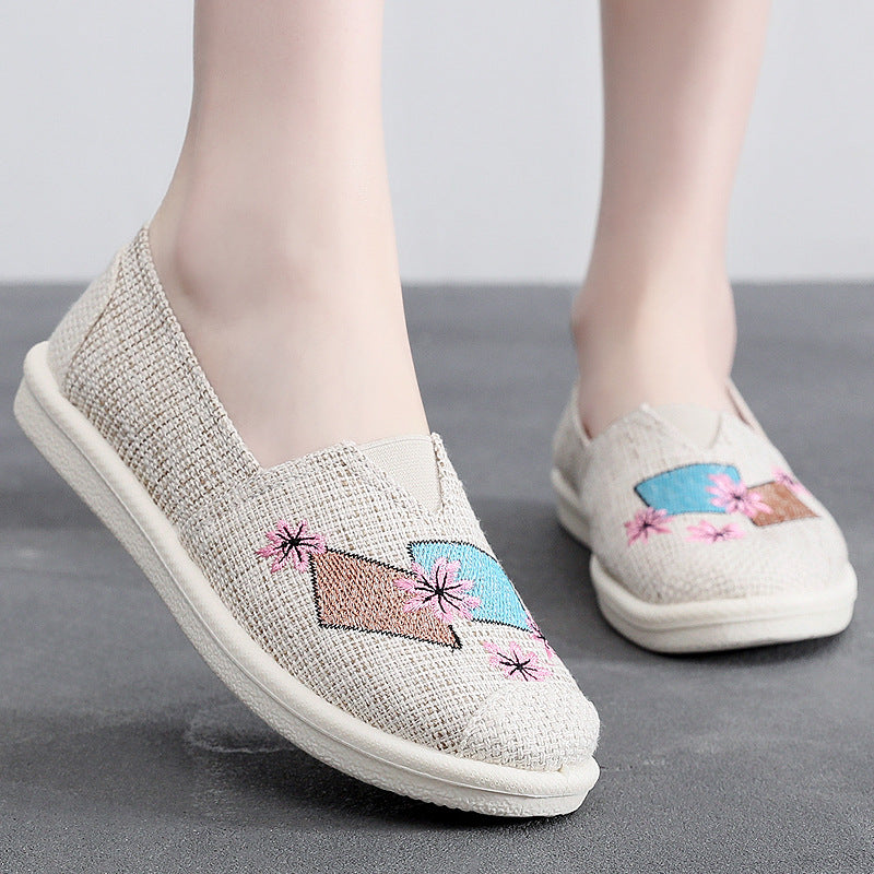 Women'S Canvas Shoes Breathable And Lightweight New Old Cloth Shoes