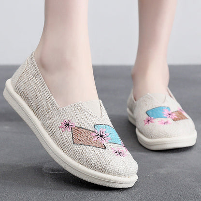 Women'S Canvas Shoes Breathable And Lightweight New Old Cloth Shoes