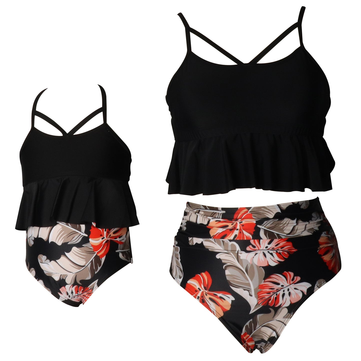 Matching Bikini Swimwear Set For Mothers And Daughters