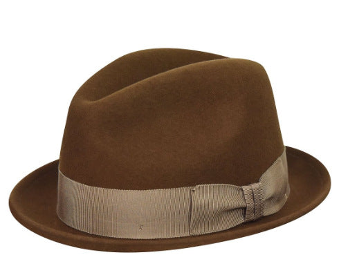 Women’s Wool Felt Hat with Bow Detail - Vintage Style
