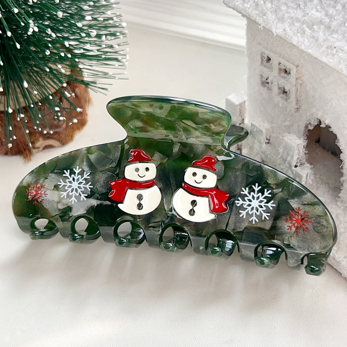 Creative Cartoon Christmas Cap Hair Claw