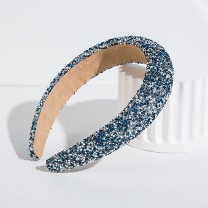 Trendy Pearl Hairband With Rhinestones for Women