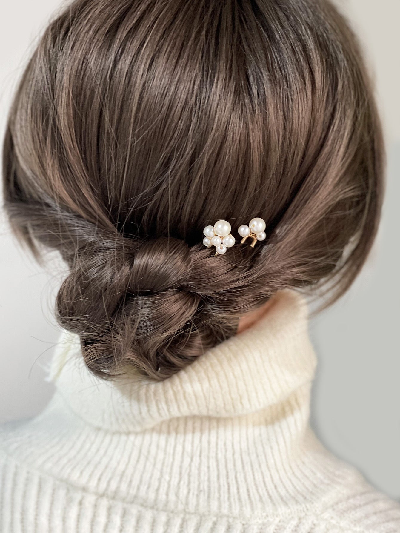 Vintage Baroque Pearl Hair Comb Set for Brides