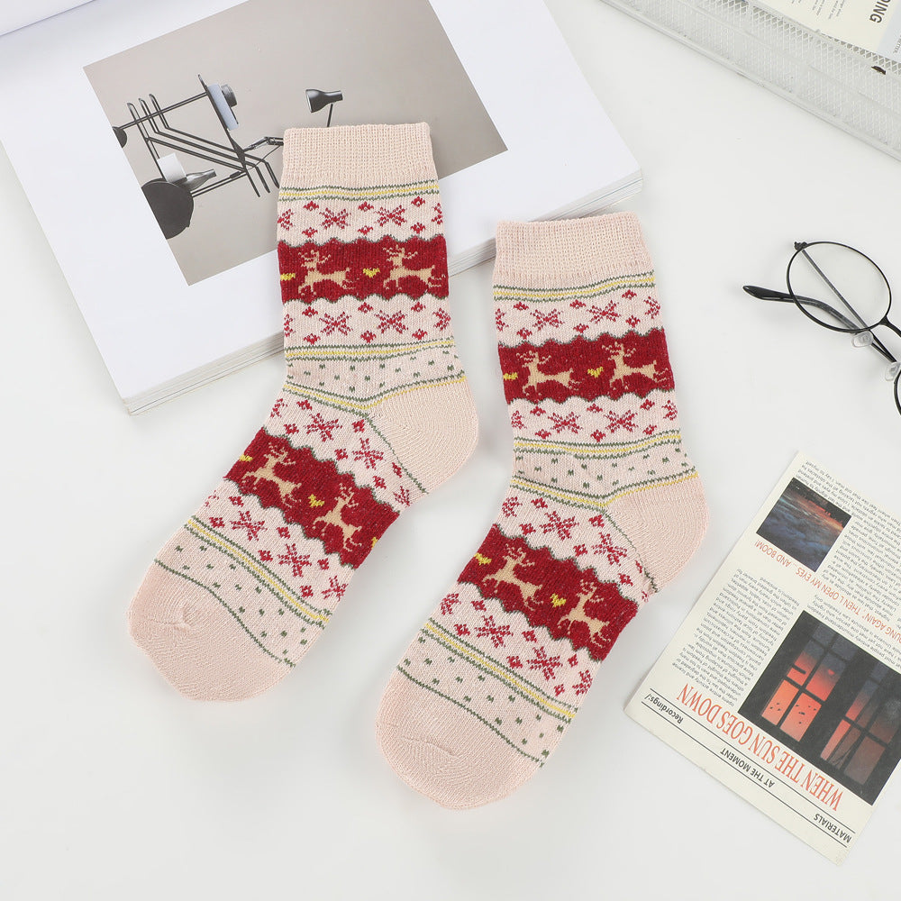 Christmas Cute Thick Warm Crew Socks