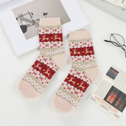 Christmas Cute Thick Warm Crew Socks