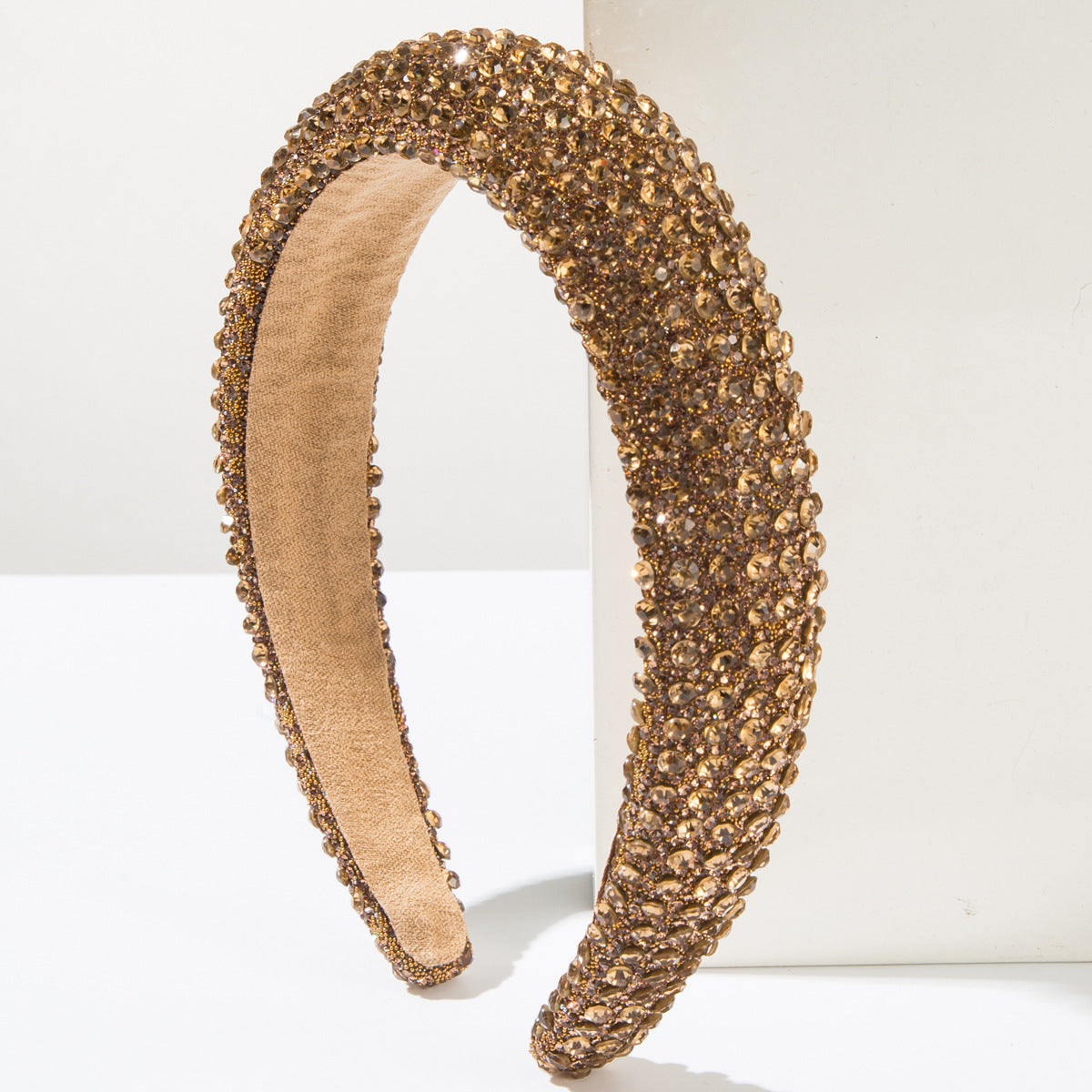Sparkling Rhinestone Foam Headband for Women Glittering Party Accessory