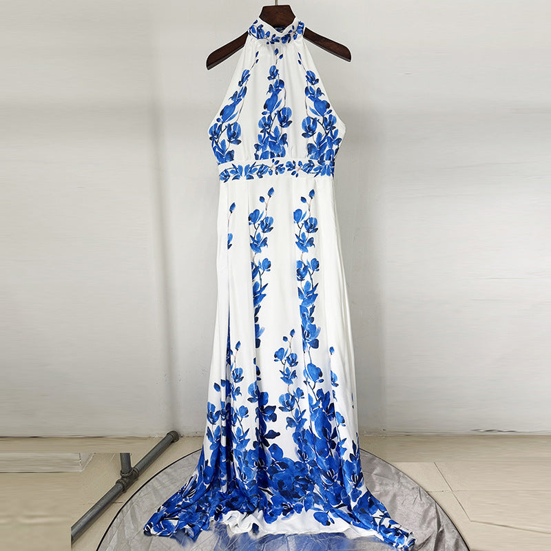 Floral Printed Maxi Dress Comfortable Casual Summer Style