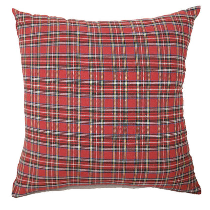 Vintage Christmas Plaid Throw Pillow Covers