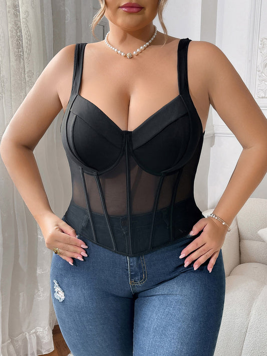 Sexy Plus Size Lace Bodysuit For Easter