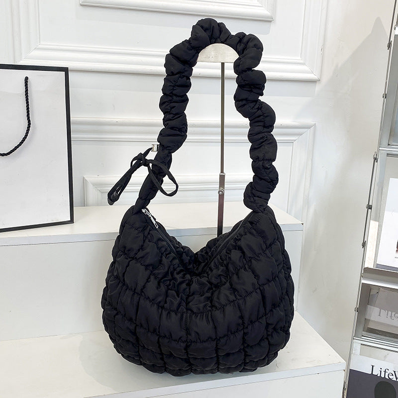 Trendy Nylon Cloud Bag Soft Casual Shoulder Bag