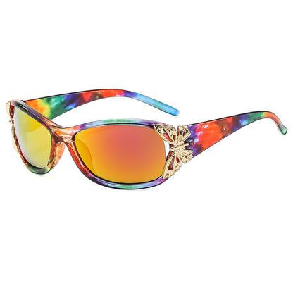 Fashionable Oversized Rectangle Sunglasses - UV400 Protection