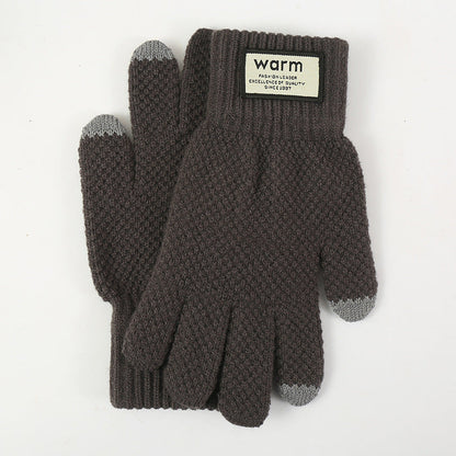 Winter Warm Knitted Touchscreen Gloves for Women