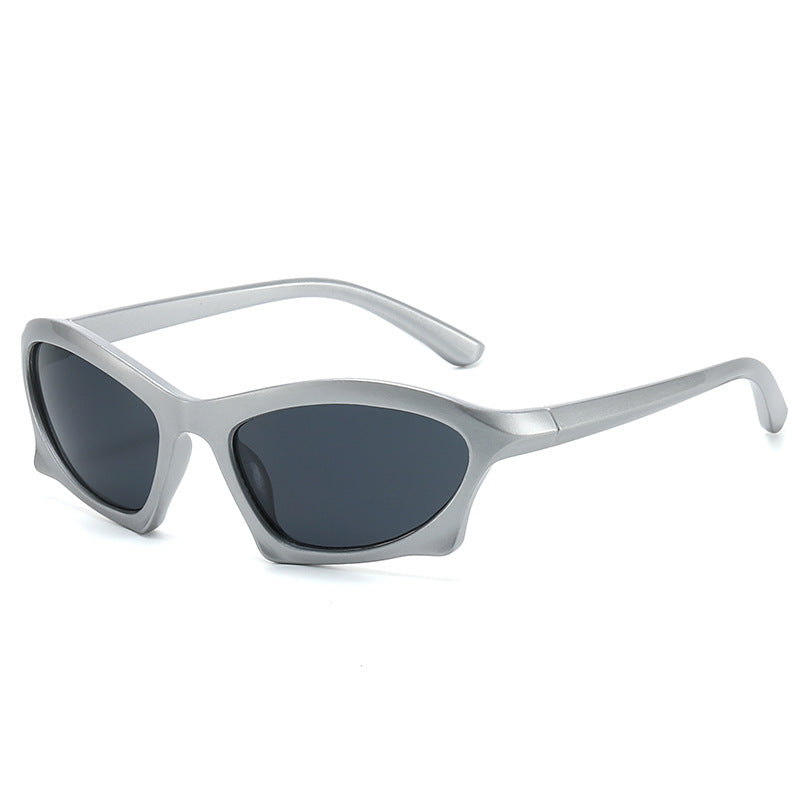Geometric Retro Sunglasses Stylish Full Frame UV400 Protection