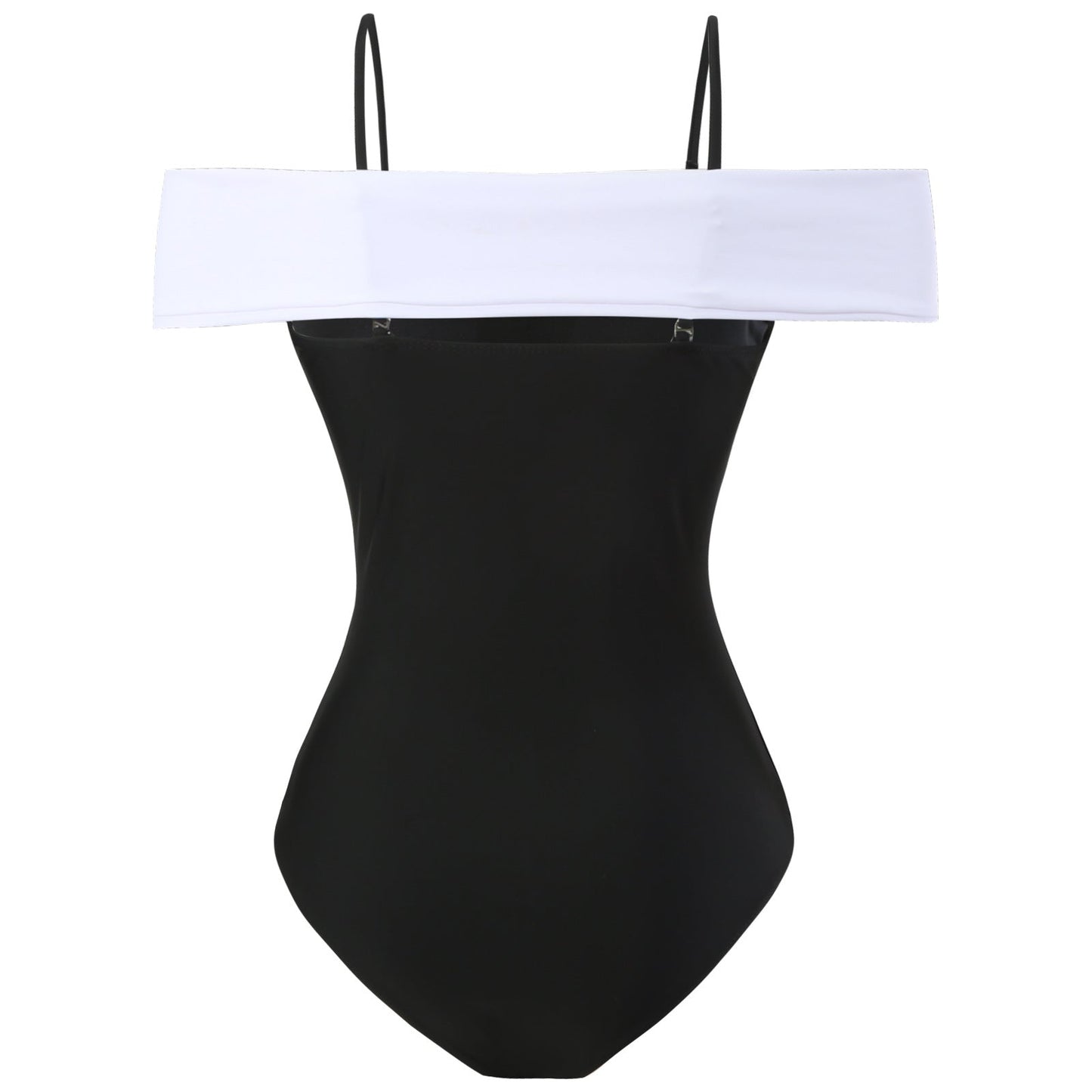Color Block Bow Swimwear with Mesh Cover