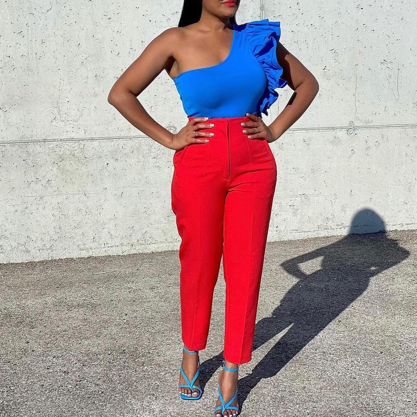 Trendy High-Waisted Trousers For Women