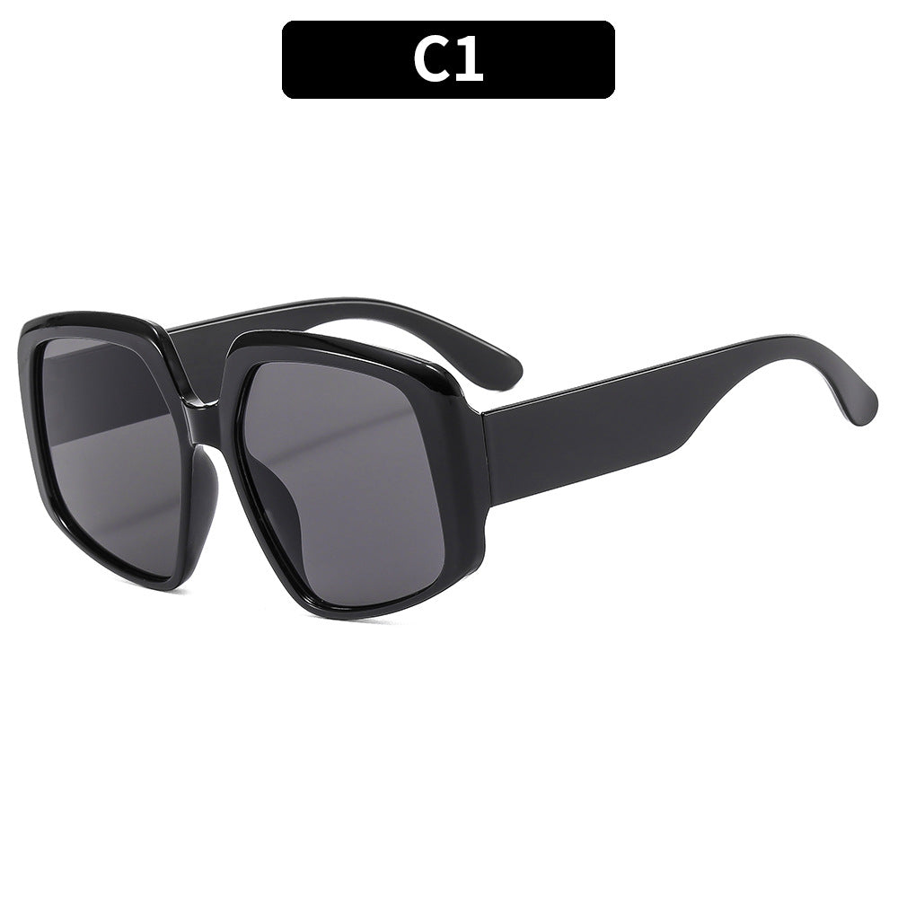 Trendy Oversized Oval Sunglasses for Women