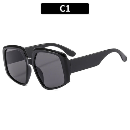 Trendy Oversized Oval Sunglasses for Women