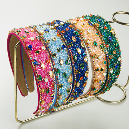 Baroque Crystal Hairband Retro Hair Accessory for Women
