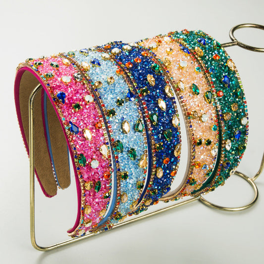Baroque Crystal Hairband Retro Hair Accessory for Women
