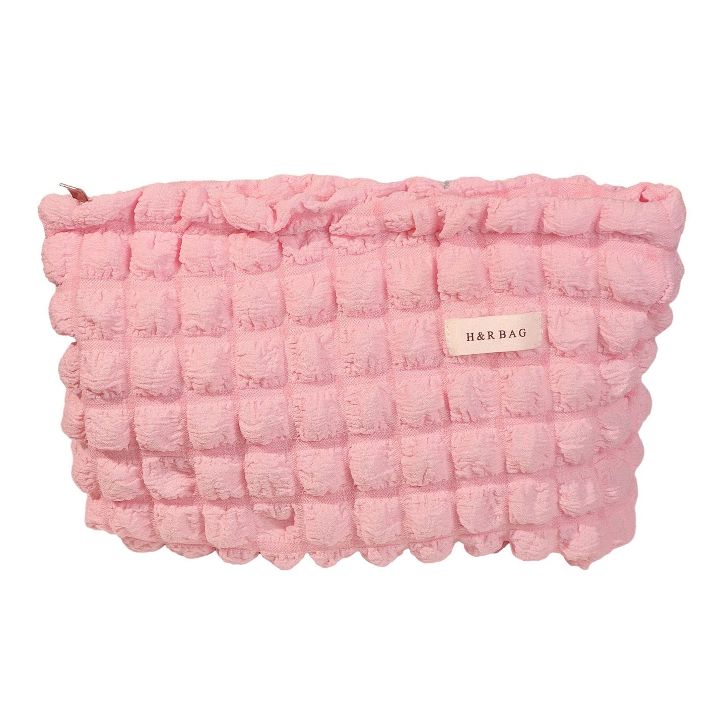 Solid Color Clody Puffer Coametic Bag