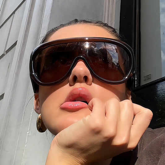 Large Frame Sports Sunglasses Fashionable Unisex Sunglasses