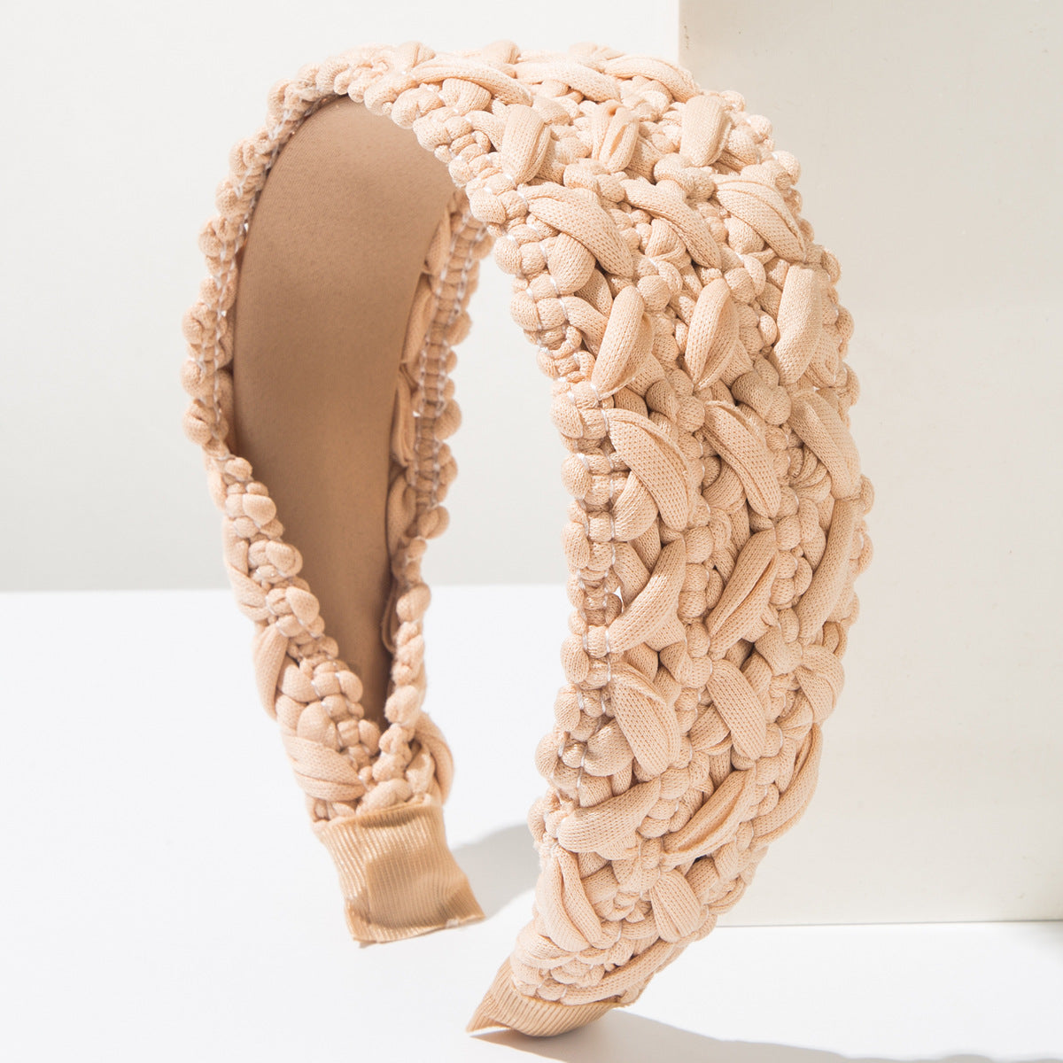 Fashionable Sweet Wide Brim Braided Headband High-End Hair Accessory