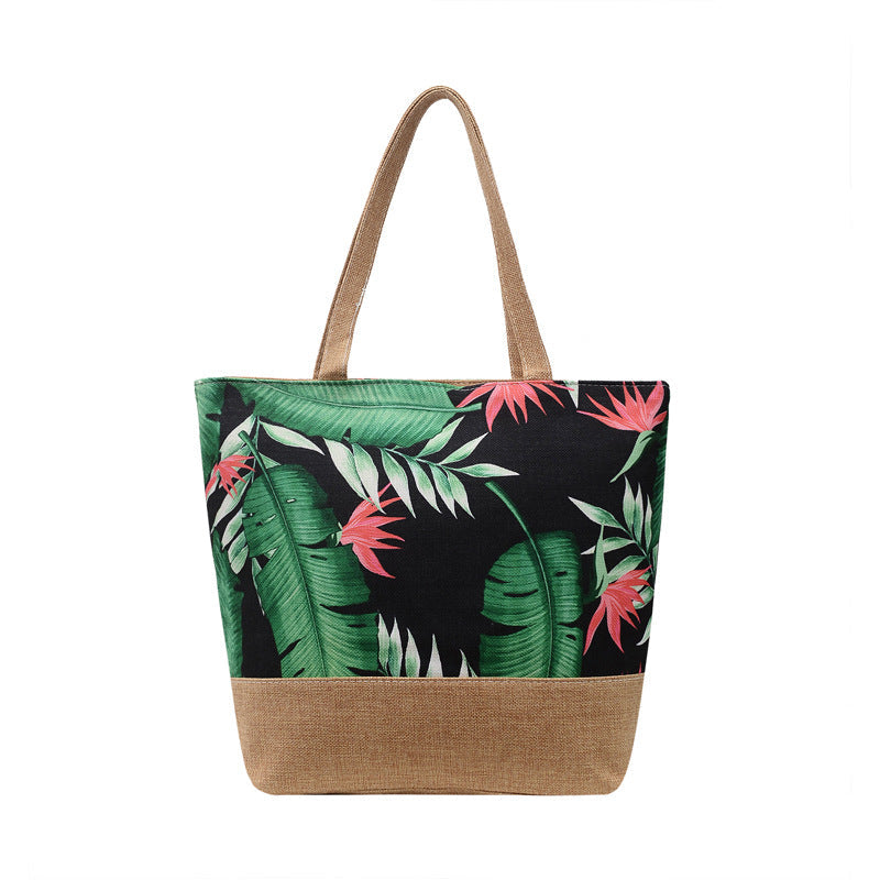 Fashion Canvas Tote Bag Artistic Shoulder Bag