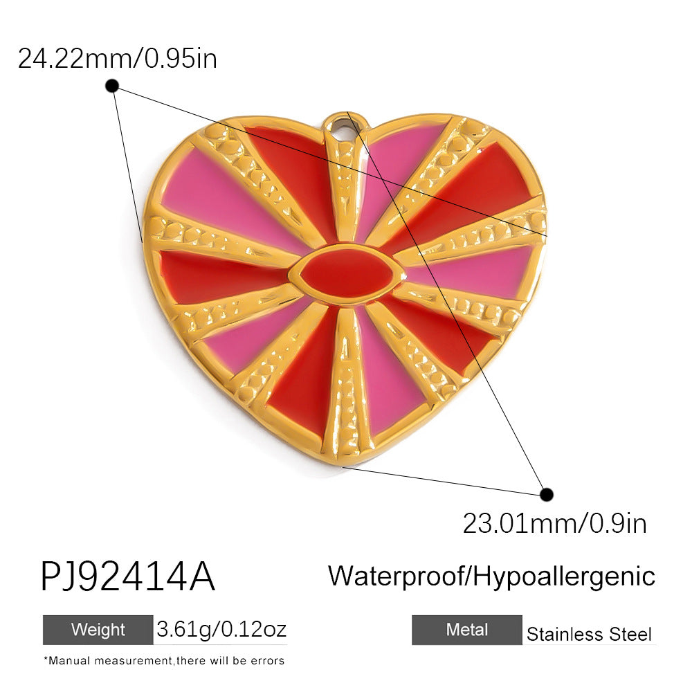 Rainbow Unicorn Stainless Steel DIY Pendant Jewelry for Bracelets and Necklaces