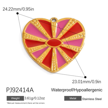 Rainbow Unicorn Stainless Steel DIY Pendant Jewelry for Bracelets and Necklaces