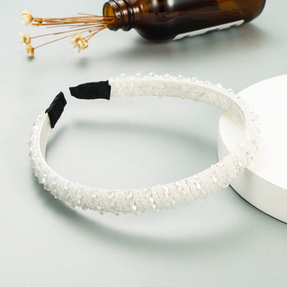 Handcrafted Beaded Headband Stylish Daily Hair Accessory