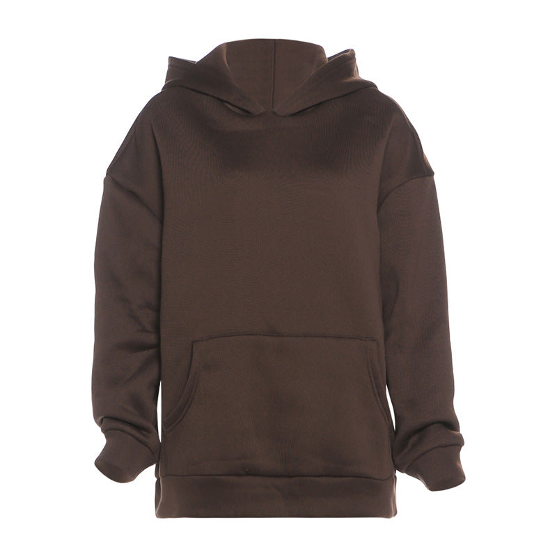 Sheer Hooded Long Sleeve Sweatshirt For Women