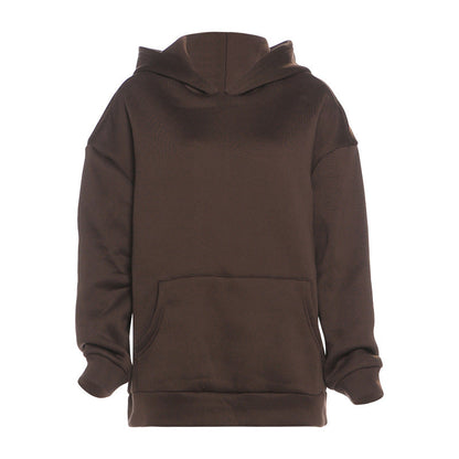 Sheer Hooded Long Sleeve Sweatshirt For Women
