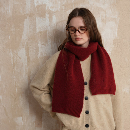 Solid Color Simple Soft Sweet Knit Scarves