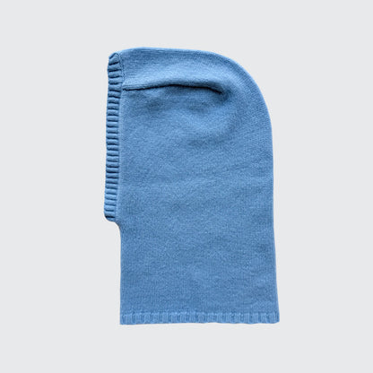 100% Pure Wool Knit Balaclava Hat with Scarf