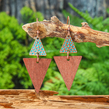 Vintage Geometric Earrings Set Bohemian Style
