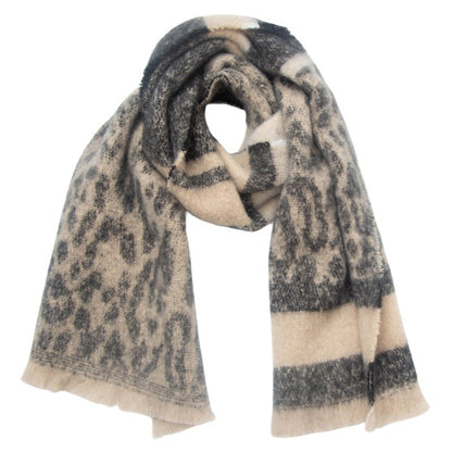 Vintage Leopard Print Scarves