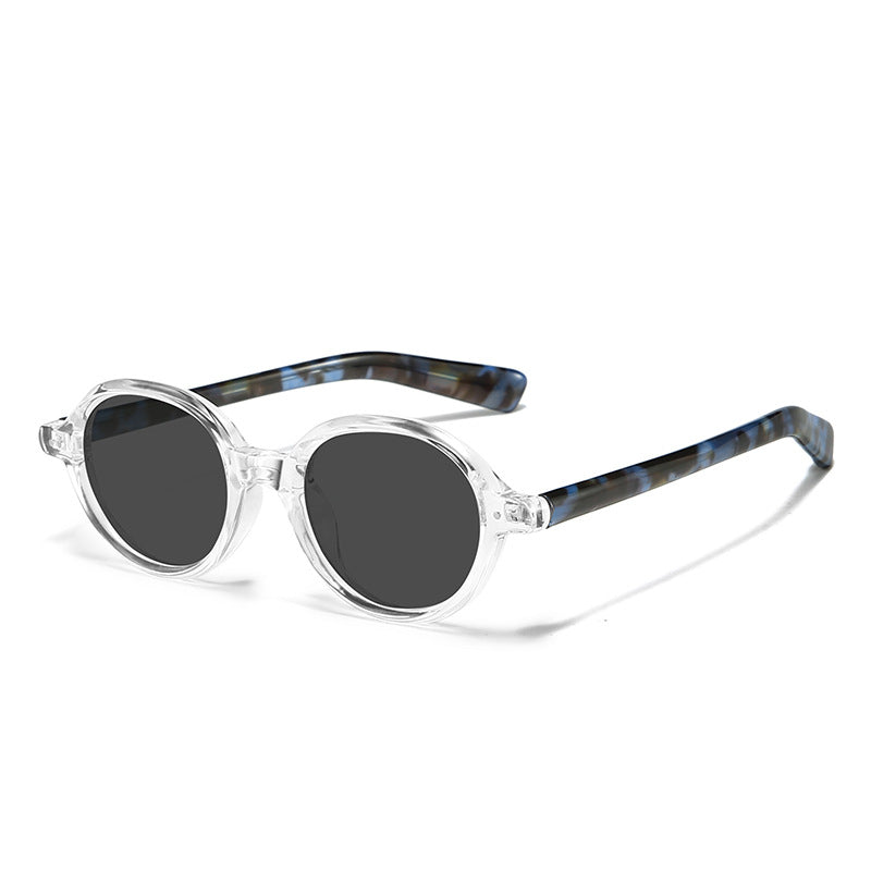 Classic Retro Oval Frame Sunglasses