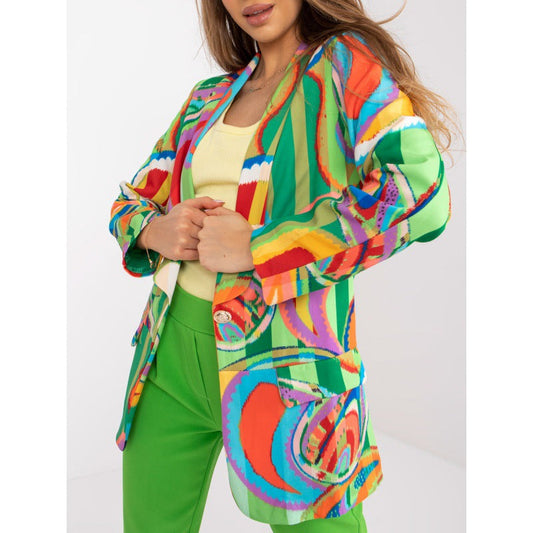 New Hot Color Pattern Blazer Outwear