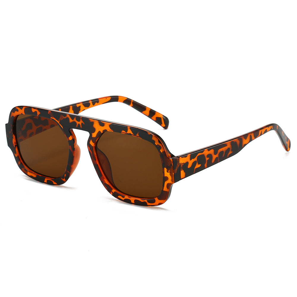 Pilot Sunglasses Stylish Oval Frame UV400 Protection