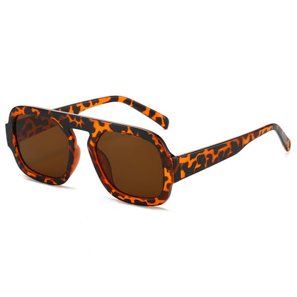 Pilot Sunglasses Stylish Oval Frame UV400 Protection