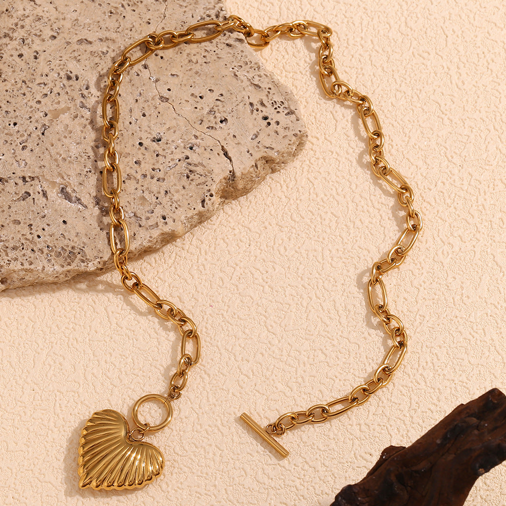2+ Irregular Chain Love Pendant Necklaces