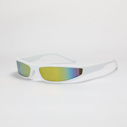 Street Futuristic Narrow Frame Sunglasses