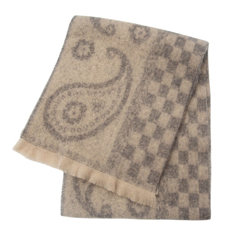 Plaid Print Vintage Scarves