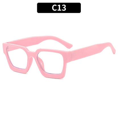 Trendy Square Multi-Color UV400 Sunglasses