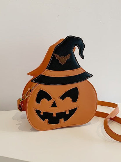 Halloween Pumpkin Crossbody Bag for Women