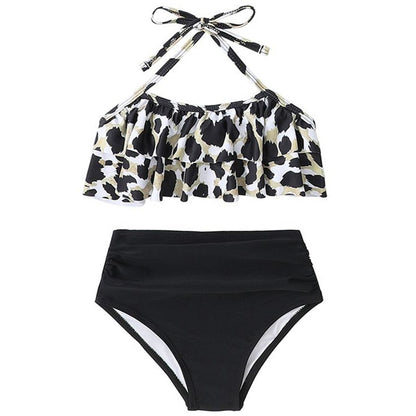 New Kids And Adults Split Swimsuit Bikini Set