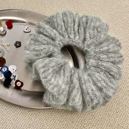 High-Quality Alpaca Wool Soft Hair Ties Oversized Hair Accessories