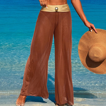 Three-Piece Bikini Set With Beach Pants For Women